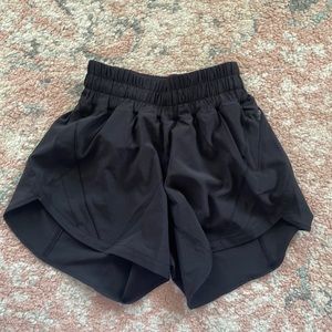 brand new black lululemon shorts